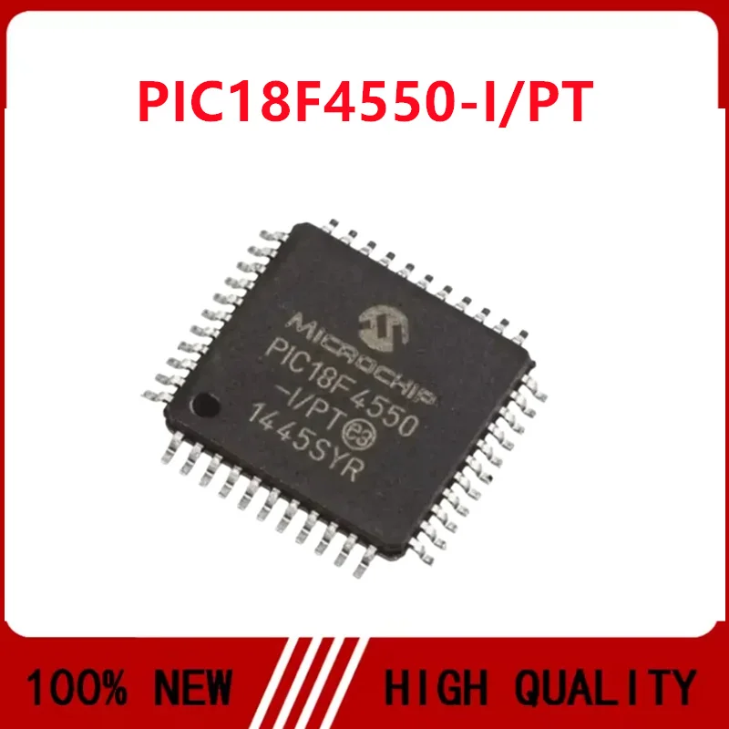 PIC18F4550-I/PT PIC18F4550-I PIC18F4550 PIC18F TQFP-44 Circuito integrado IC chip