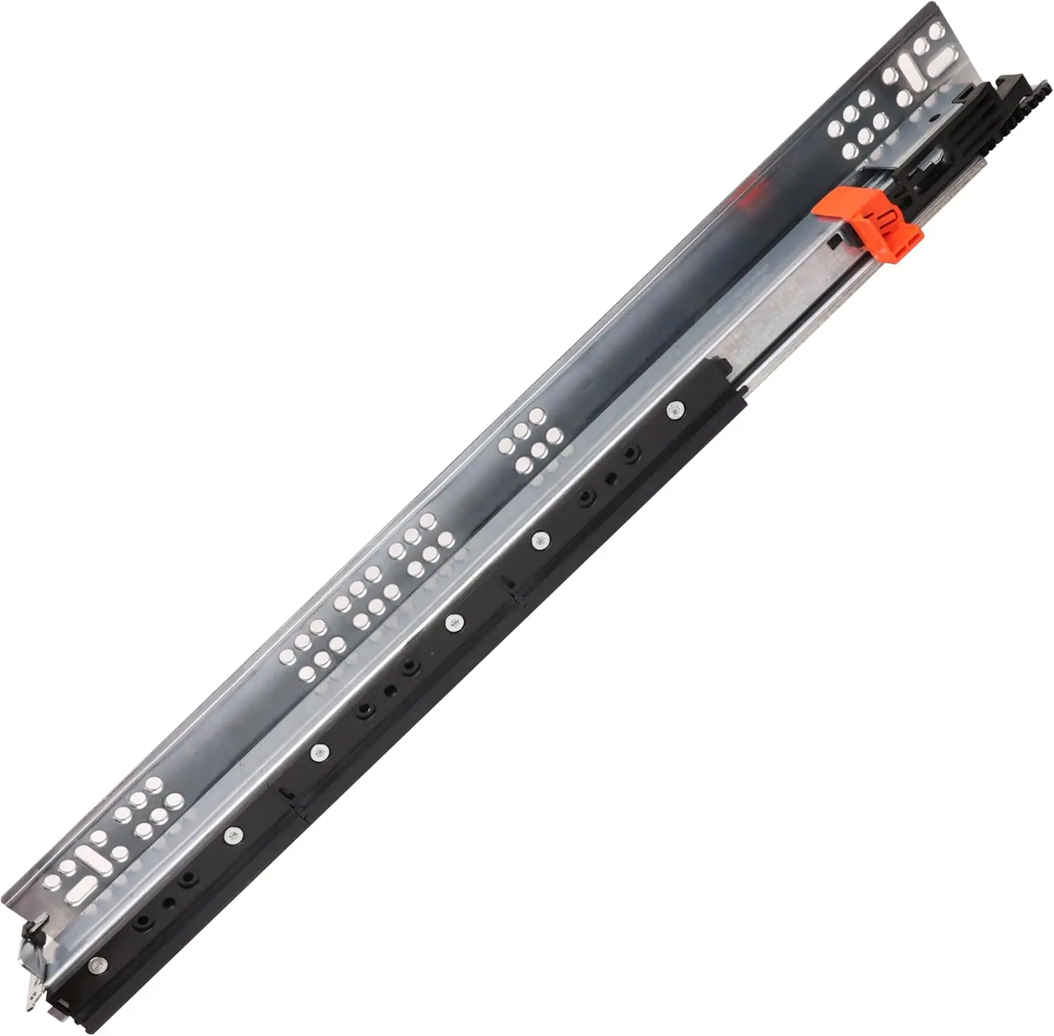 Corrediça de gaveta de 24 polegadas com capacidade de 500 lb de extensão completa, hardware de viagem longo e resistente para armários