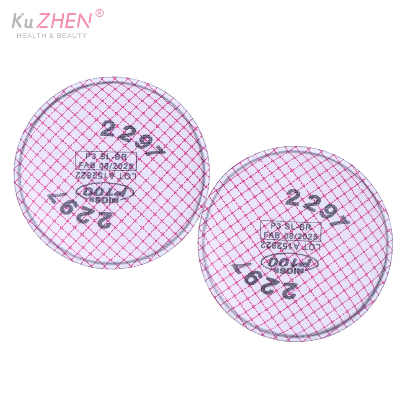 2 قطعة/المجموعة 2297 P100 مرشح تنفس متقدم على أساس الجسيمات مستوى المضطبة تخفيف البخار العضوي/التعدين/بناء السفن/Abateme #3