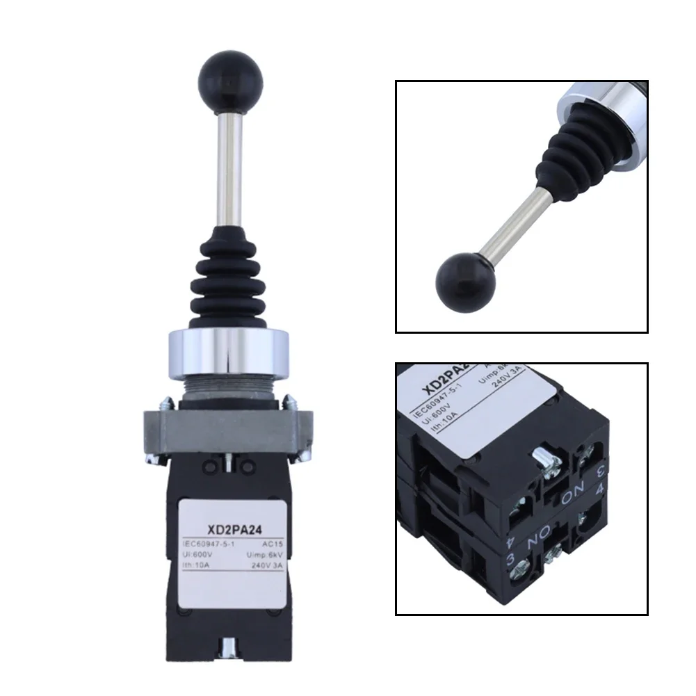 Industrial Joystick Switch with Modular Design 4 Control Position Device for Transportation and Conveyor Systems