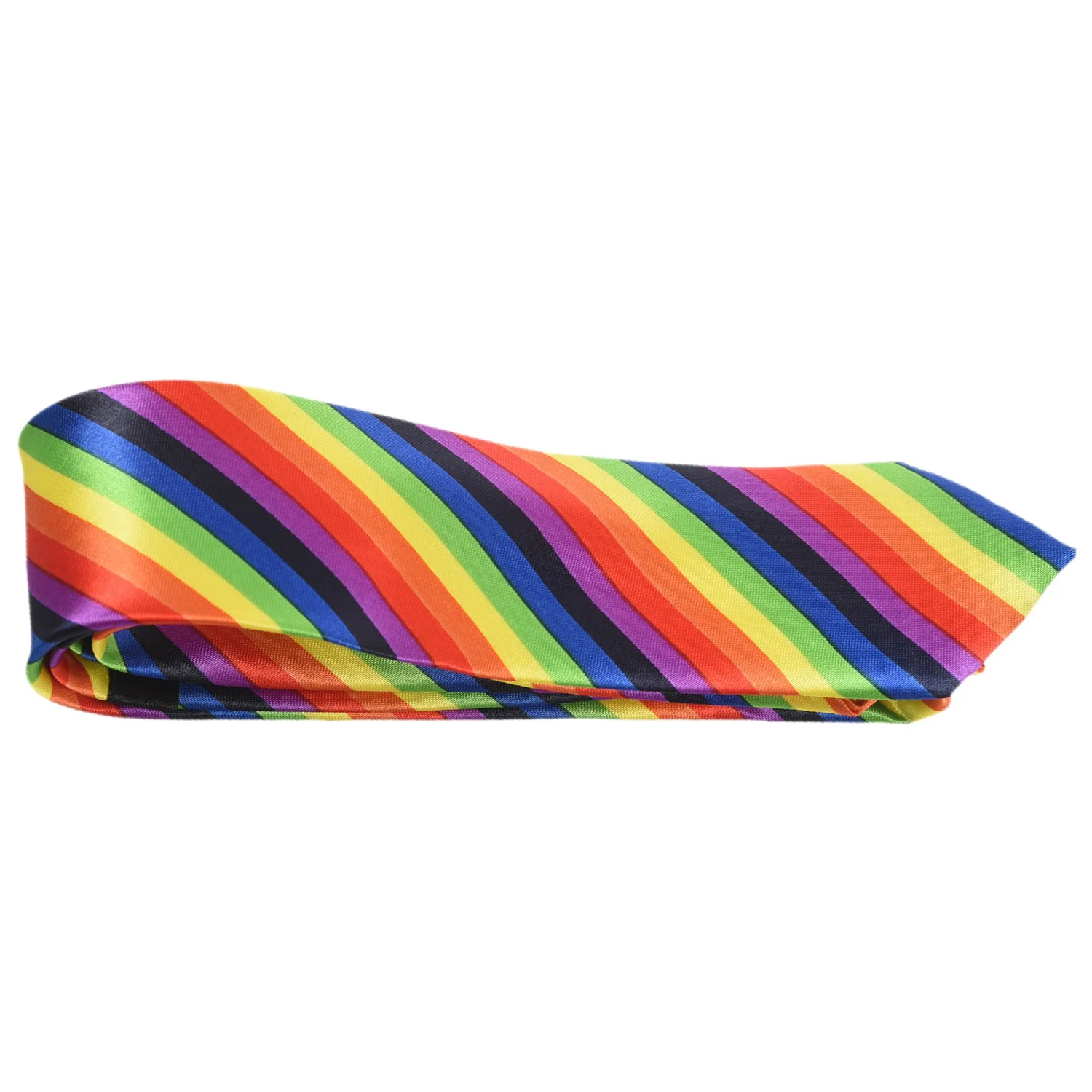 Men Fashion Casual Skinny Slim Narrow Tie Formal Wedding Party Necktie, 19 (Rainbow Color )