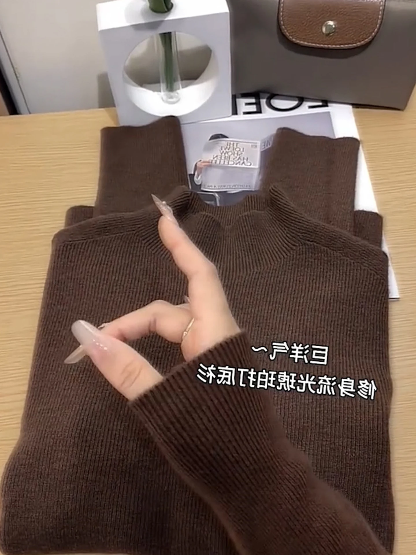 الرجعية محبوك طويل Sve لون نقي f عالية Ne المرأة ملابس داخلية أعلى Sli قاعدة طبقة irt الخريف الشتاء Faion #5