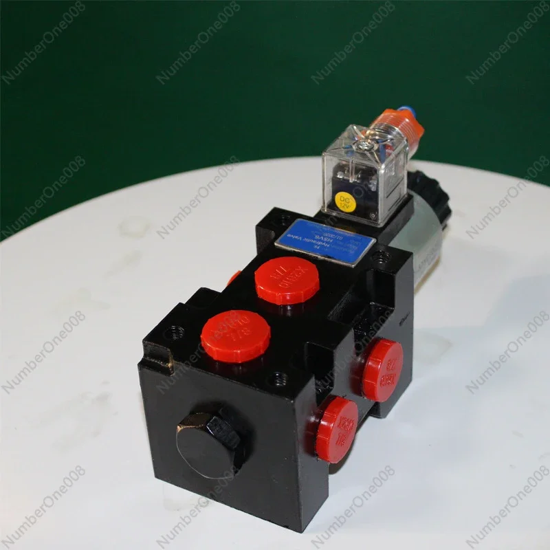 12V/24V Hydraulic solenoid  electromagnetic shunt valve HSV6 selection  oil circuit switching  drainage valve