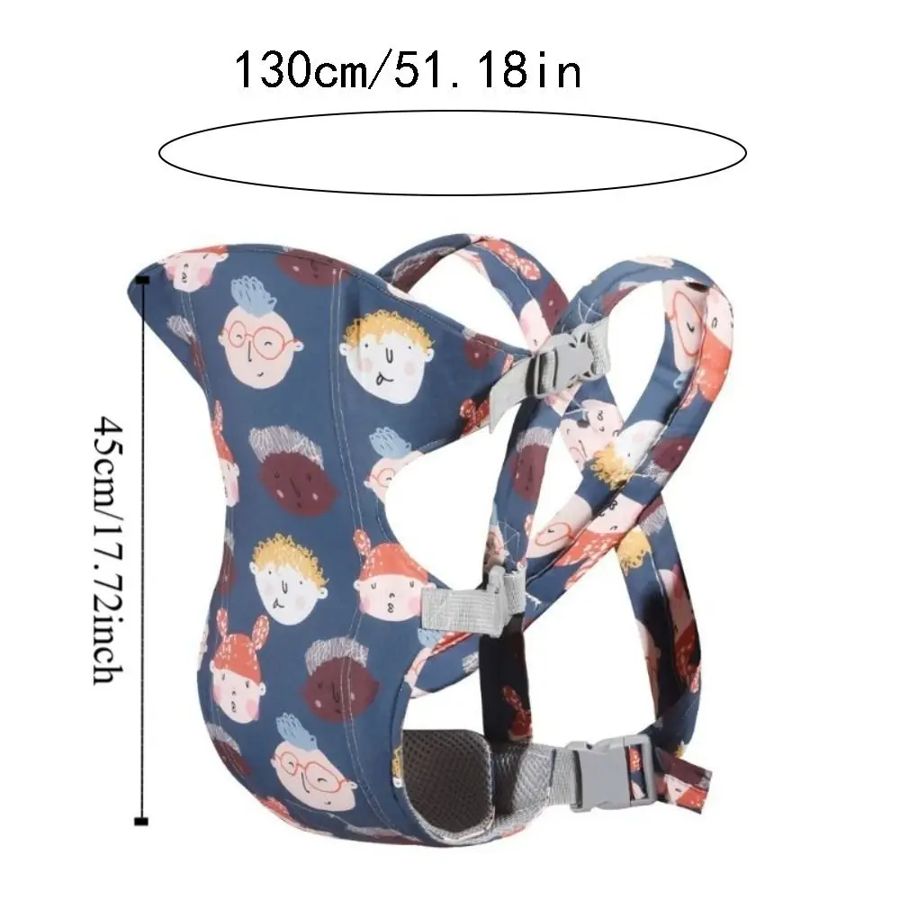 Portabebés de sujeción frontal para recién nacido, diseño de eslinga, bolsa de canguro infantil, portabebés, correa para taburete de cintura, Material suave