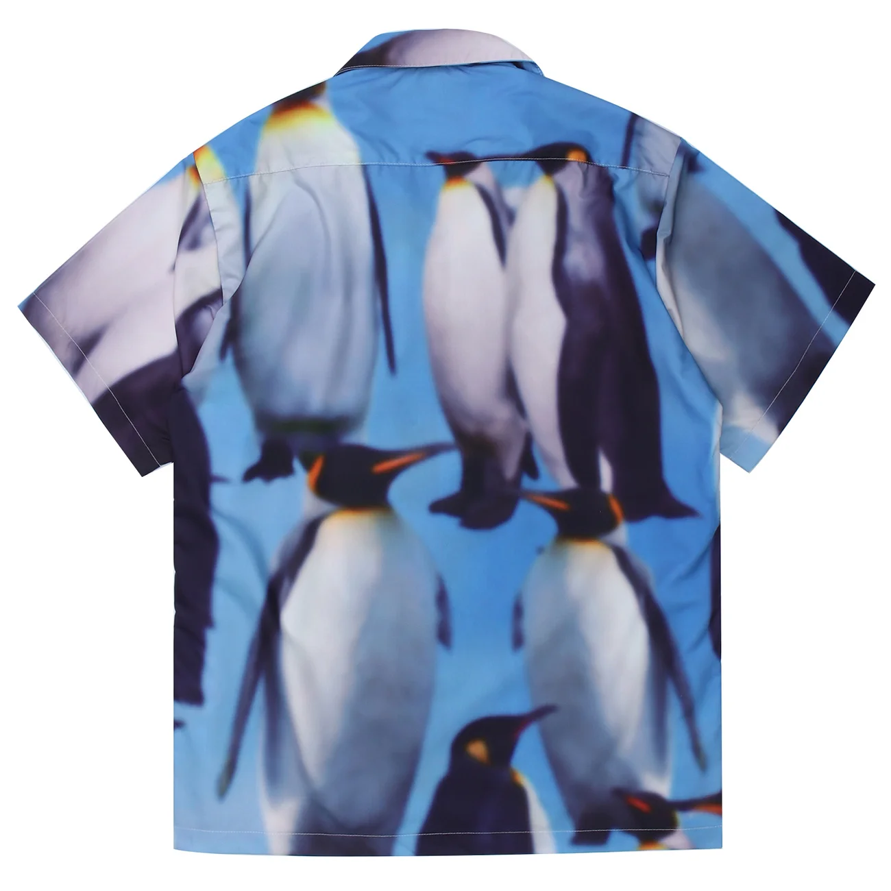 Camisas de Hip Hop para hombres y mujeres, camisa de manga corta de gran tamaño con estampado de pingüino, ropa de calle informal, Tops sueltos de algodón, 2022