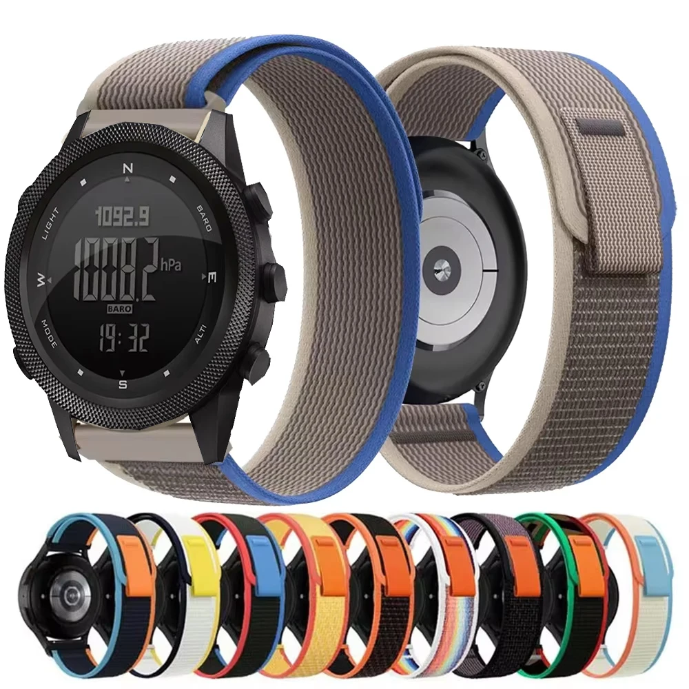 Correa deportiva de nailon de 22mm para NORTH EDGE APACHE-46, Correa de reloj de repuesto, Correa para NORTH EDGE APACHE-46