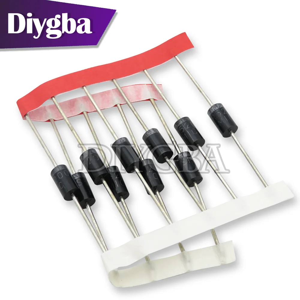 20PCS Rectifier Diode HER108 HER208 HER307 HER308 HER508 SF16 SF56 SF54 FR307 FR607 FR102 HER207 HER305 DO-27 DIYGBA