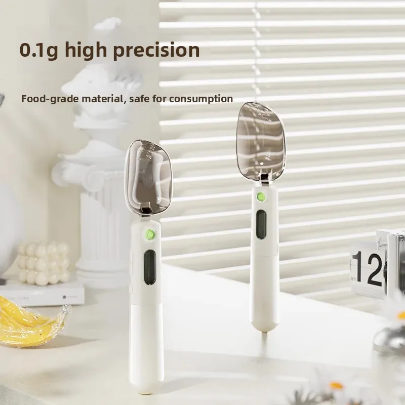 Electronic Measuring Spoon with Gram Scale Multifunctional Kitchen Flour Weighing Scoop
