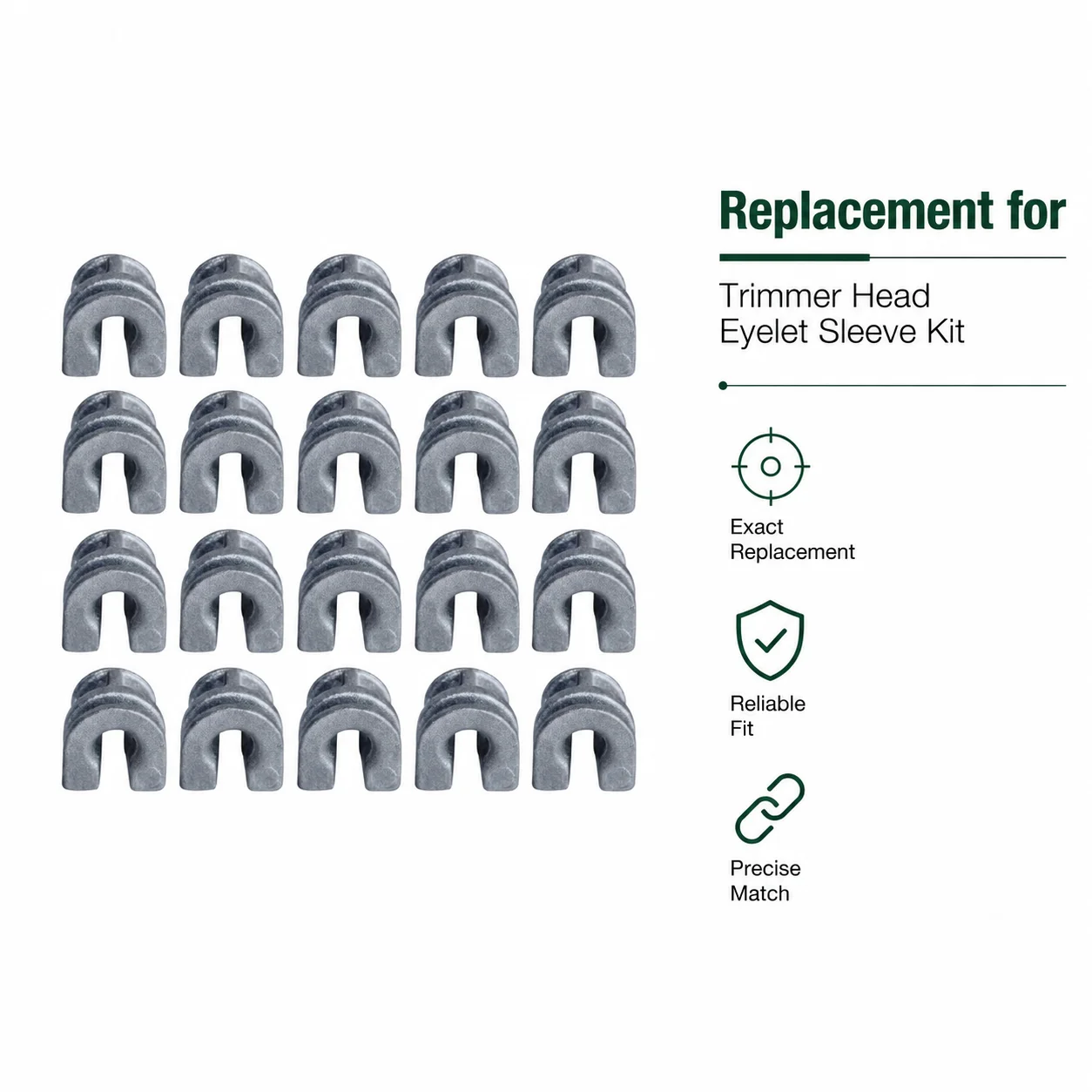 Trimmer Head Eyelet Sleeve Kit For Stihl FS83 FS85 FS86 FS88 FS90 FS91 FS100 FS106 FS108 FS110 FS120 FS130 FS200 FS250 FS350 Set