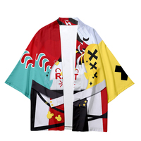 2024 Y2K Hakos Baelz 3D Kimono Summer Women/Men Summer Casual Short Sleeve Streetwear Kimono