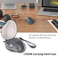 LTGEM EVA Hard Travel Carry Case for Logitech MX ERGO Advanced Wireless Trackball Mouse