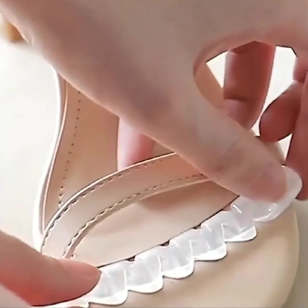 Pad Tacchi Non Slip Autoadesivi: Inserti Per Tallone In Schiuma, Antiscivolo, Traspiranti, 2 Spessori (7 E 11 Mm), Per Scarpe, Sneaker E Stivali - 5