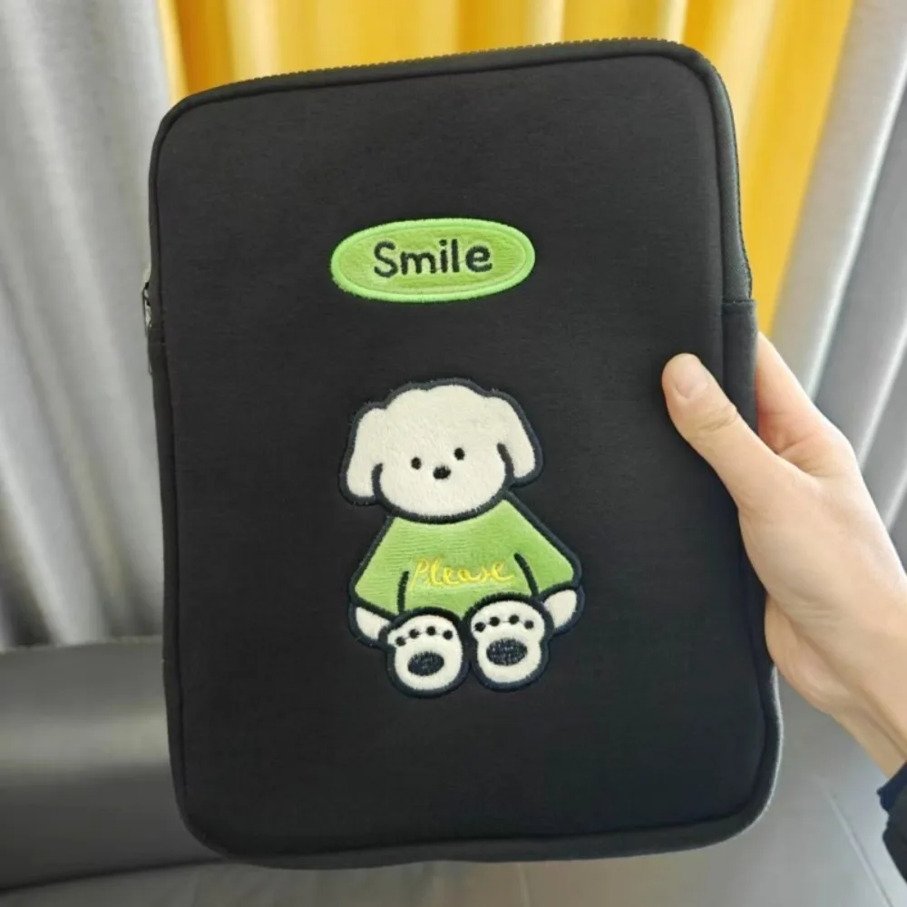 Portable 11 Inch Tablet Sleeve Bag Cartoon Soft Plush Laptop Bag Protective Inner Bag Tablet Pouch for iPad Air/Samsung/Xiaomi