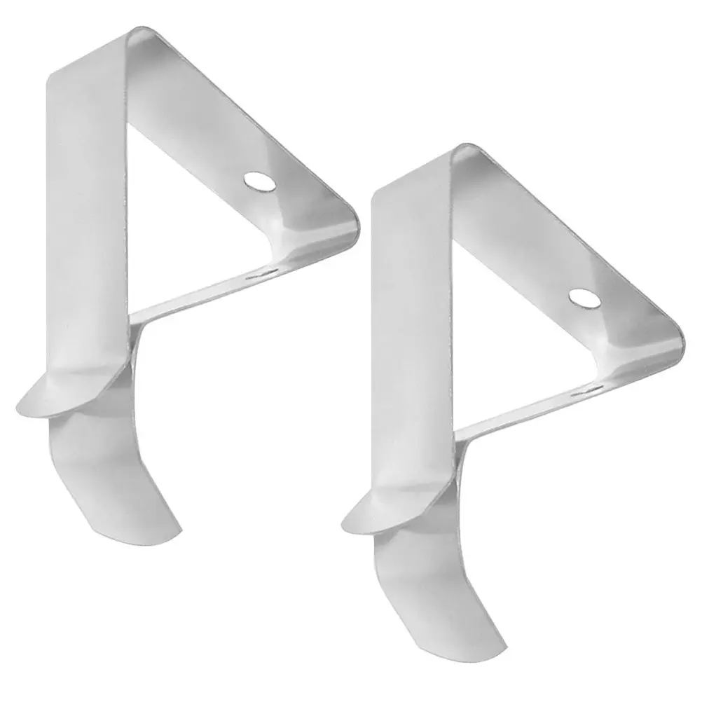 2Pcs Thermometer Probe Clips Coffee Cup Clamp Stainless Steel Holder Temperature Test Prevent Scalding Portable