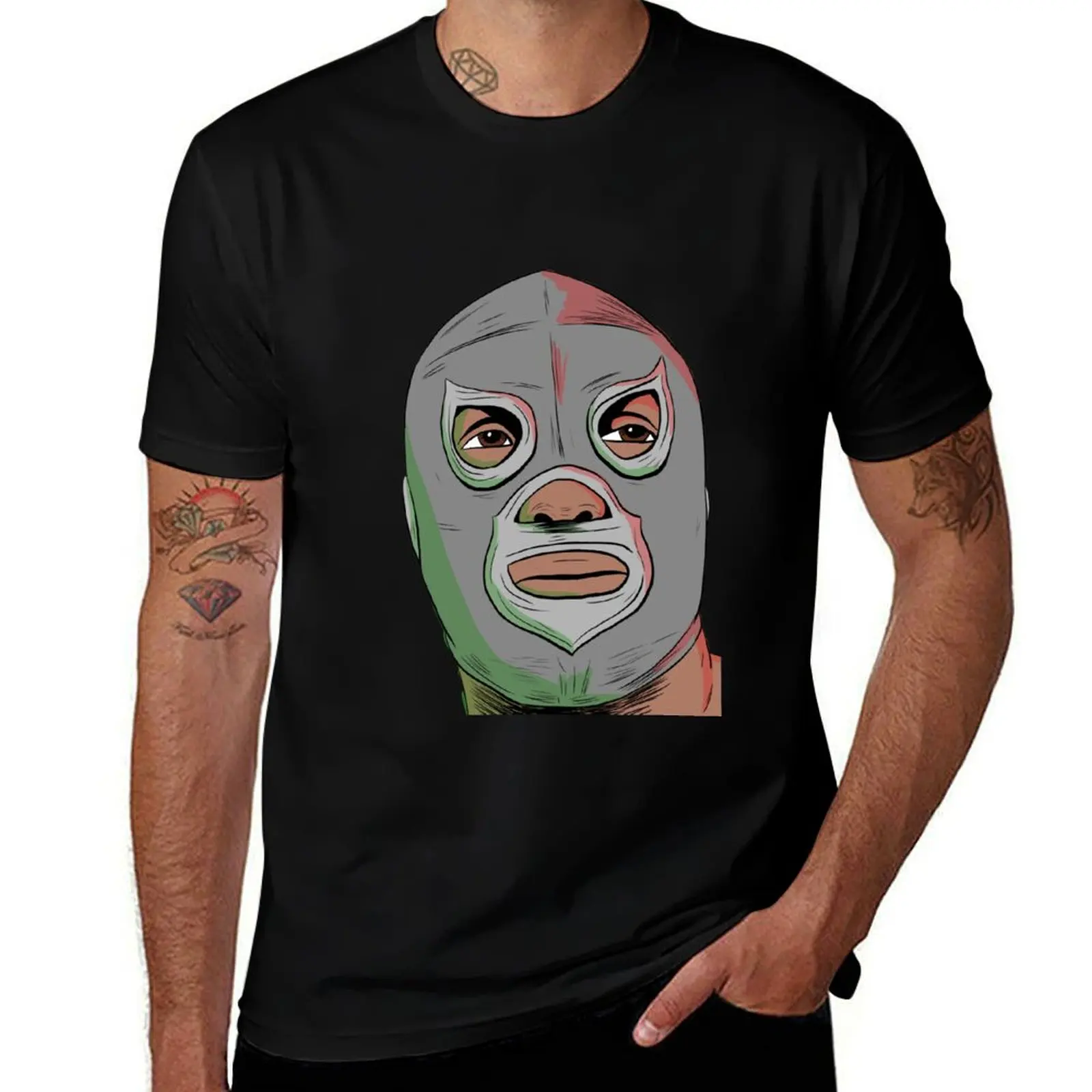 

El Santo T-Shirt anime clothes tees Short sleeve tee funny t shirts for men