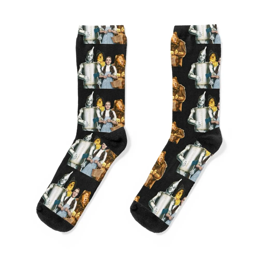 

Wizard Of Oz/ Dorothy Tin Man Scarecrow/No Place Like Home Socks hip hop short kids New year's Men Socks Luxury Brand Women's