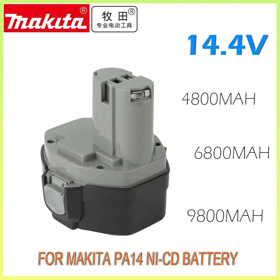 100% Original Makita 14.4V 4800mAh NI-CD Power Tool Battery MAKITA 14.4V Battery for Makita PA14,1422,1420 192600-1 6281D 6280D