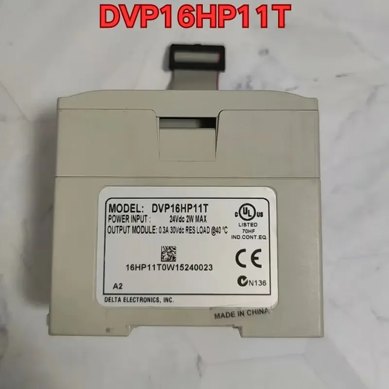 Second-hand PLC module DVP16HP11T function test is normal