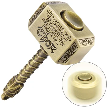 Cool Hammer Fidget Spinners โลหะ Fidgeting มือนิ้วมือความเครียดบรรเทาของเล่นป้องกันความวิตกกังวล Gyro วันเกิด Xmas ของขวัญสําหรับเด็กผู้ใหญ่