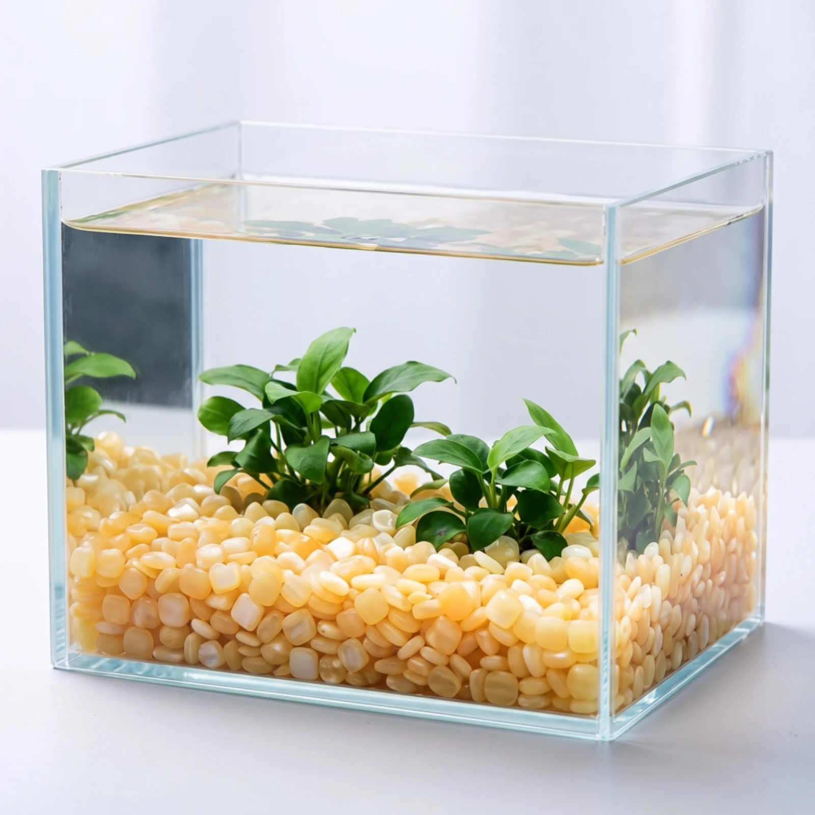 Crystal Chips Decorative Jade Crystals Jade Pebbles Translucent Aquarium Gravel Bulk for Home Decor