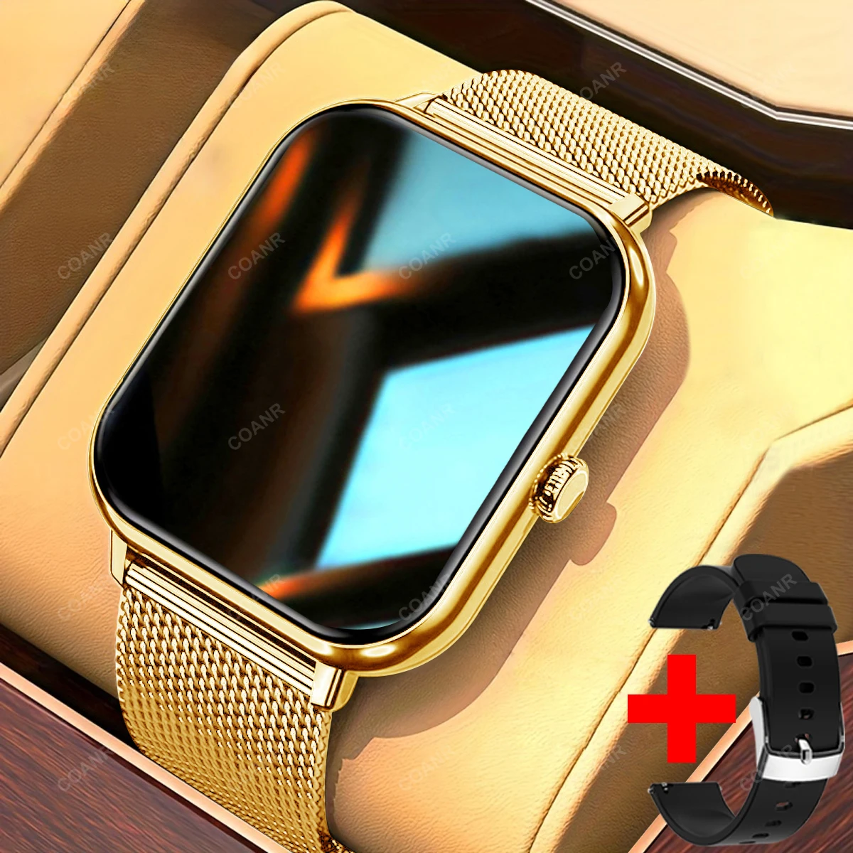 

New Wireless Call Smart Watch Message Reminder 24 Hour heart rate Monitoring Sports Fitness tracking SmartWatch 100+sports modes