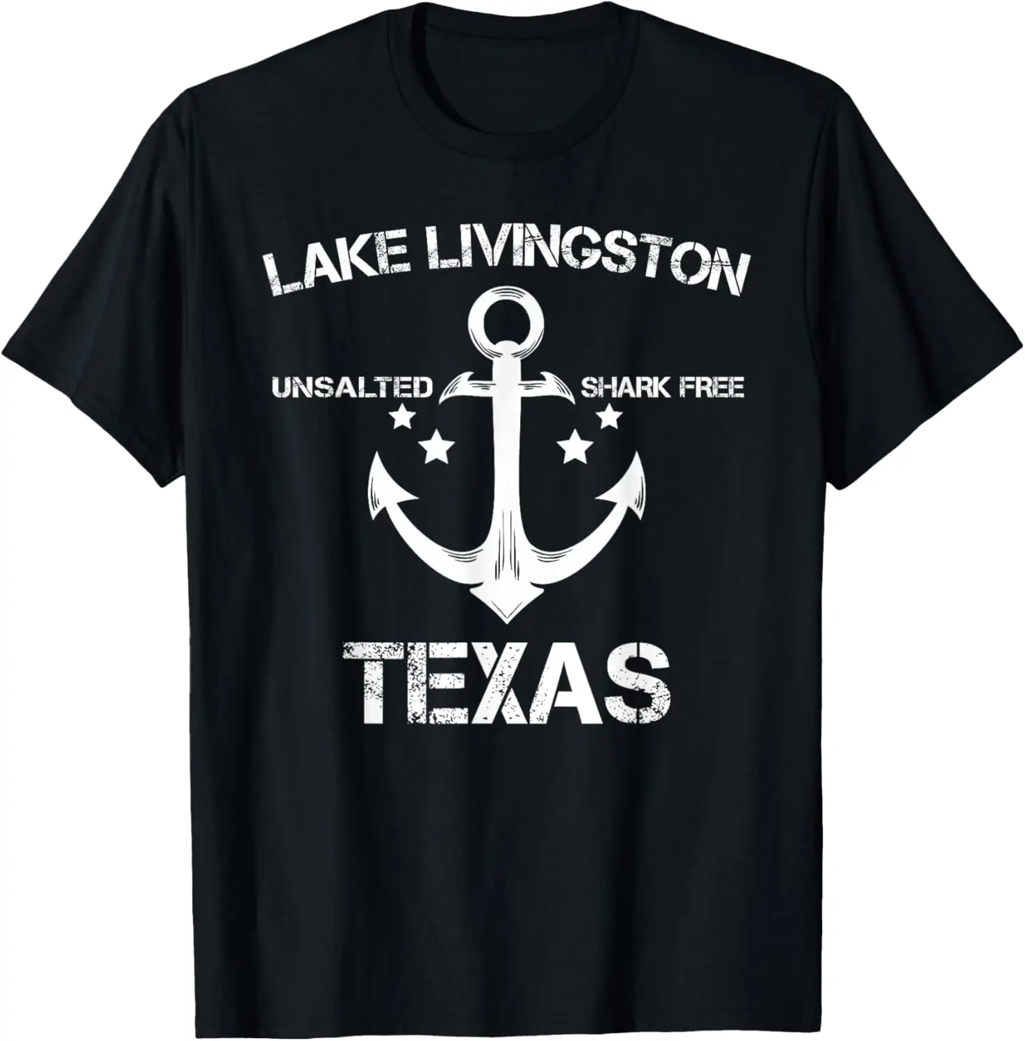 

LAKE LIVINGSTON TEXAS Funny Fishing Camping Summer Gift T-Shirt