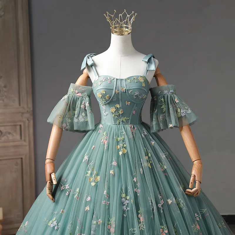 Evening Gown 2025 New High-end Camisole Banquet Socialite High-end Atmospheric Art Exam Host Annual Meeting Dress Spring