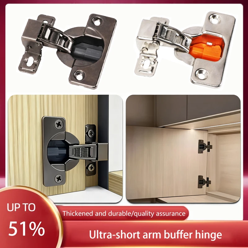 

90 Degree Flip Down Hidden Hinge With Square Plate And Double Cup Mounting For Table Top Floating Cabinet And Desk Applications