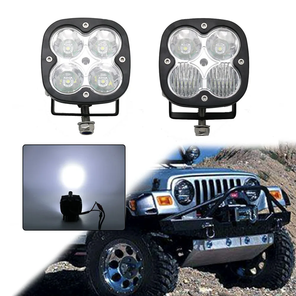 

Universal 2pcs 3Inch spot flood combo beam led work light Offroad Light Car For Truck SUV ATV UTV UTE Led Driving Lights 12V 24V