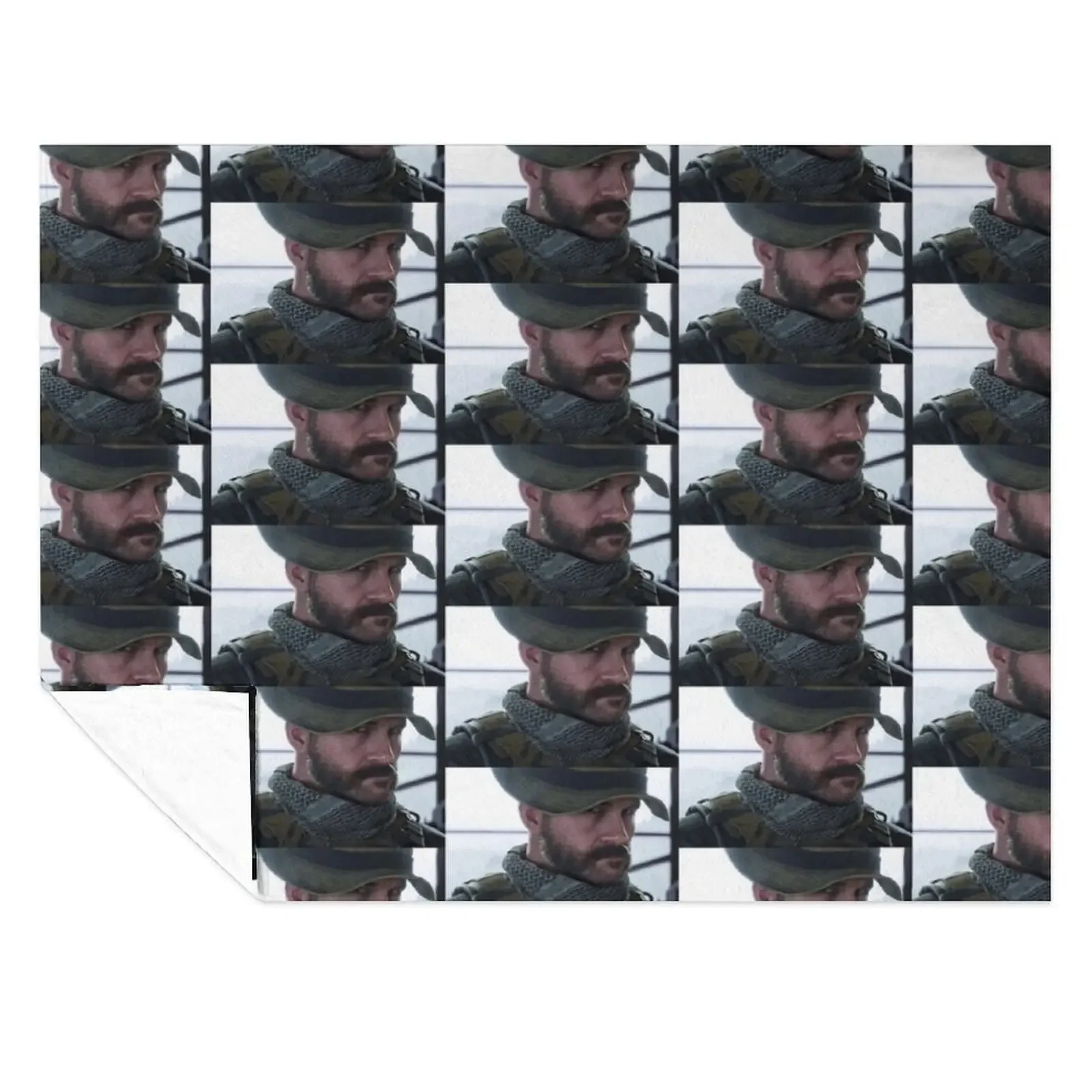 

Captain John Price Throw Blanket Beautifuls Personalized Gift Plush Kid'S Blankets