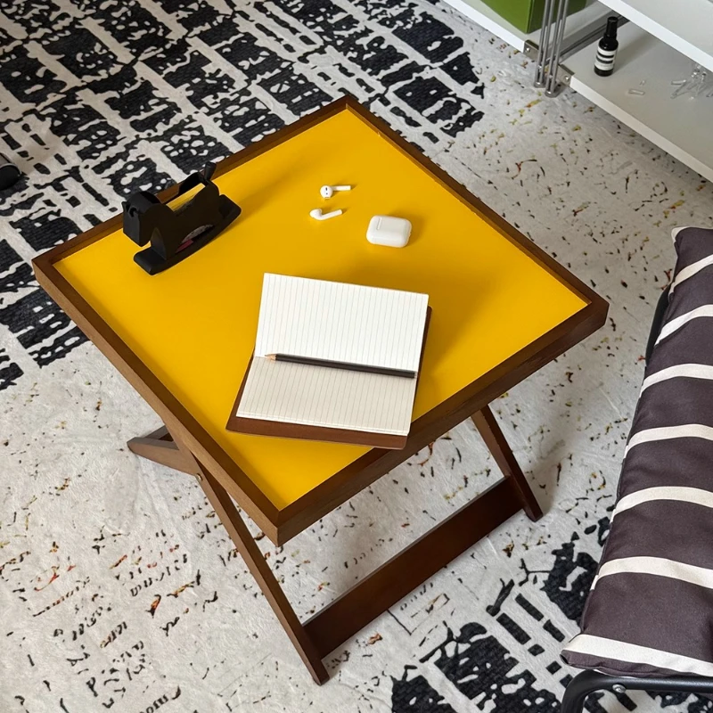 

Складной стол для кафе в средневековом стиле, креативное модное украшение для гостиной, столы для кафе, простая мебель Salontafel Lskfz