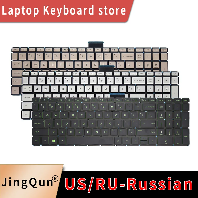 Russian Spanish Keyboard For HP 15-BR 15-BS 15-BU 15-BW 15-AC 15-AY 15-EF 17-BS 250 255 256 G6 AP2040001C1 TPN-C129 C130