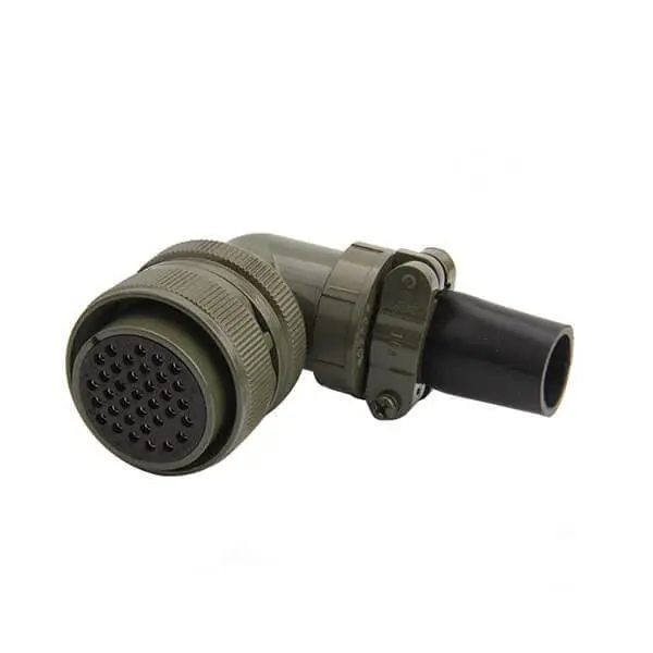  Military Spec Connectors MS3108A28-15S Right Angle 35 Pin Female Plug Soldering Cable Connector