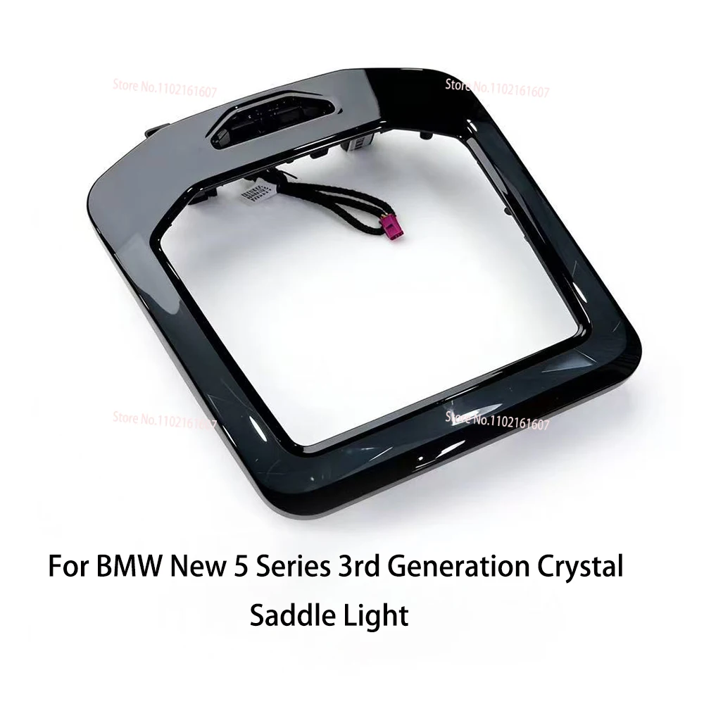Crystal Center Console Saddle Light For BMW NEW 5 Series I5 M5 G68 G60 G90 2024-2025 Car LED Decorative Ambient Light