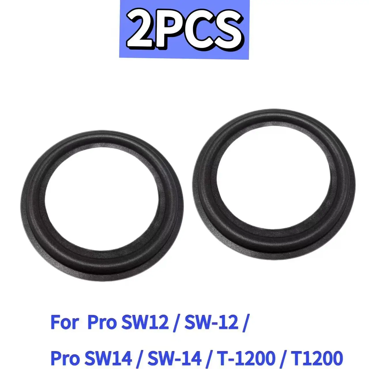 For Optimus / Radio Shack Pro SW12 / SW-12 Pro SW14 / SW-14 T-1200 / T1200 Speaker Foam Repair Folding Edge Ring （2PCS）
