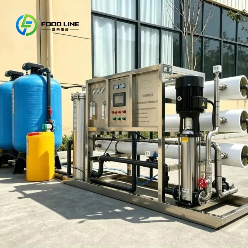 Complete Reverse Osmosis Water Filter System RO Machine Water Refilling Station Purification Plant for Drinking Water Projects