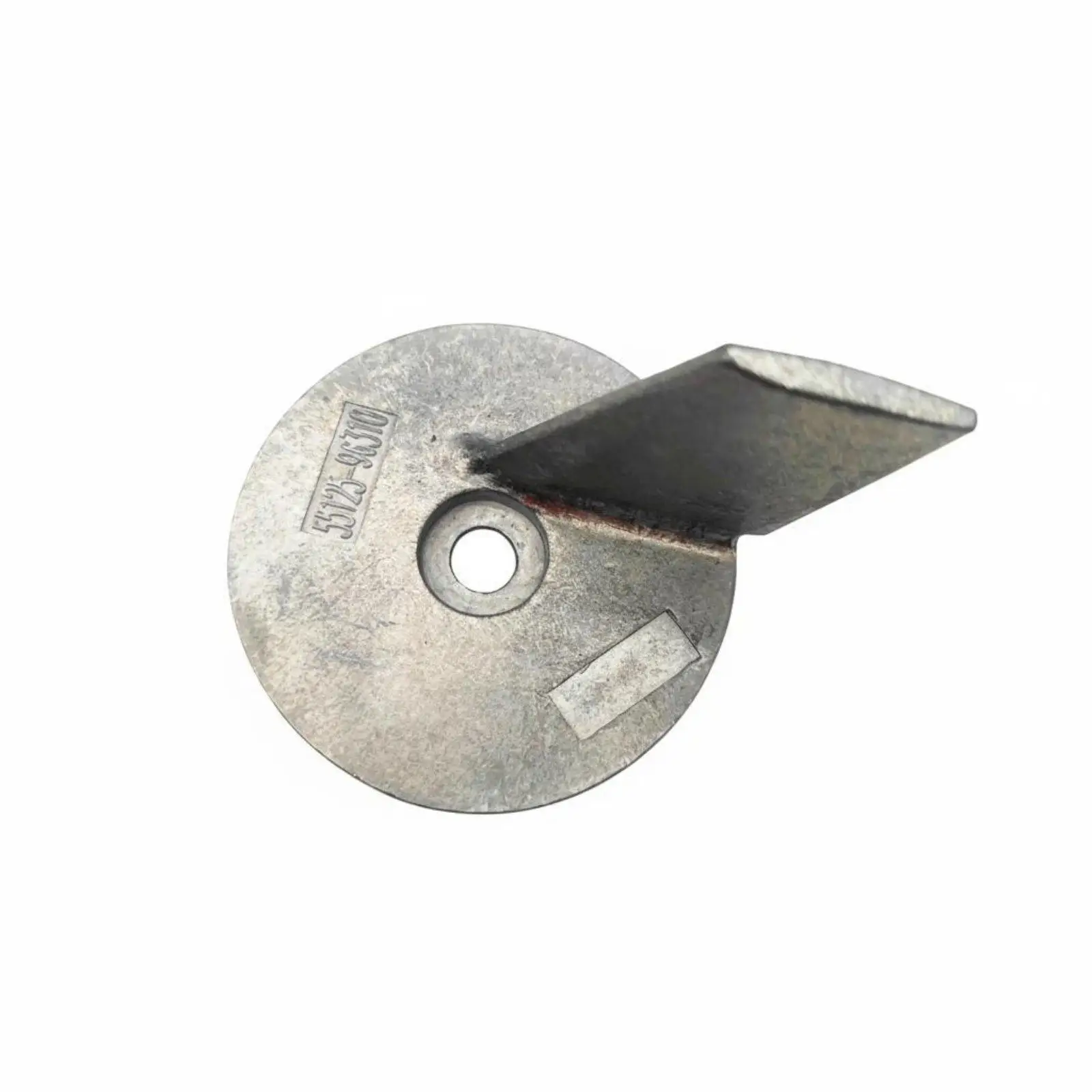 Outboard Motor Zinc Navigation Plate Marine Anode for Engine Corrosion Control Steering Rotation Stabilizer Boat Accessory