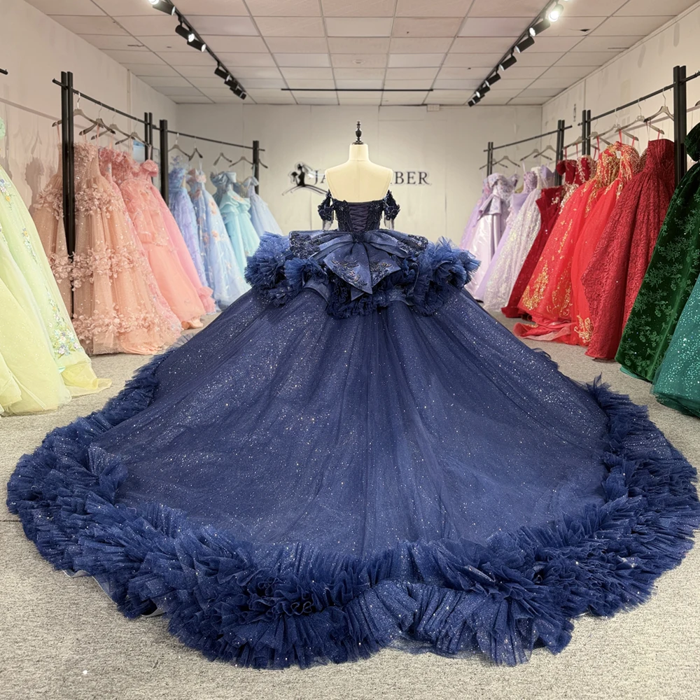 Customized Ball Quinceanera Gown Girl Royal Blue For Wedding Evening Banquet Birthday Prom Gown vestidos de 15 quinceañera