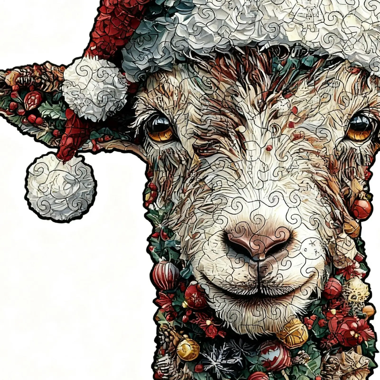 

Christmas Puzzles For Adults Wooden With Coin Bank Colorful Challenging Deer Puzzle For Recreation Relaxation Adults Children