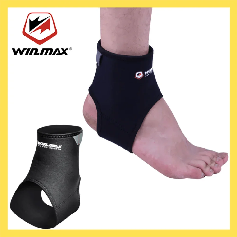 

WIN.MAX Footpads Ankle Support Neoprene Elastic Safety Protective Brace Strap Belt Exercise Workout Equipment Accessories