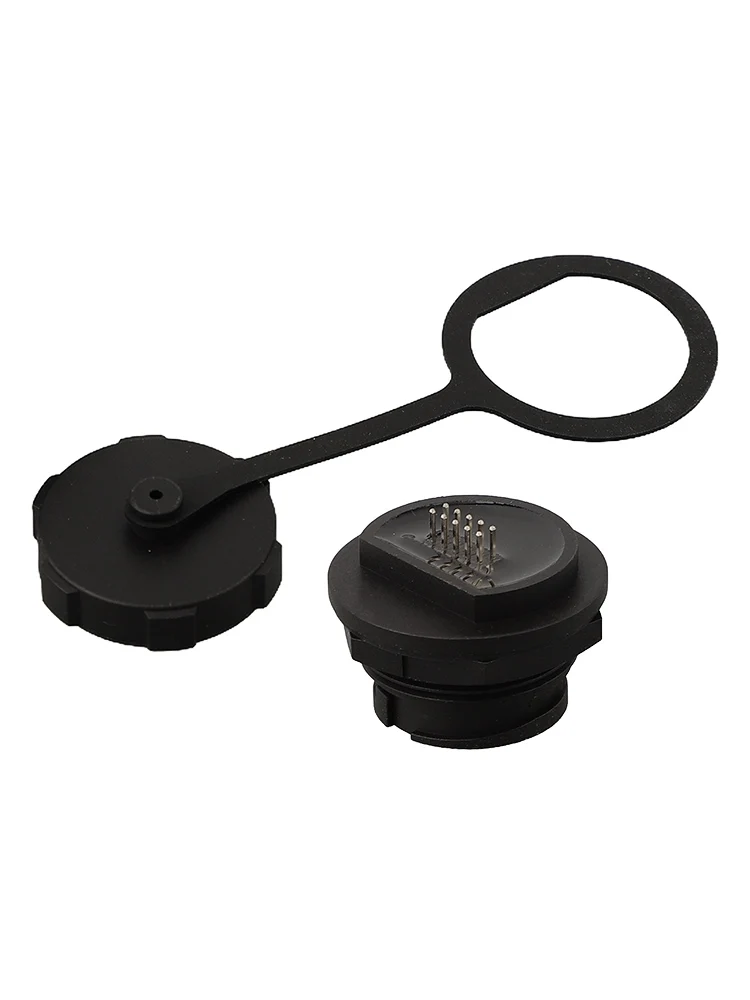 E16 Waterproof Connector Network Switch Coupler Snap-On Female Socket Plug Board Copper Gold-plated, Strong Conductivity