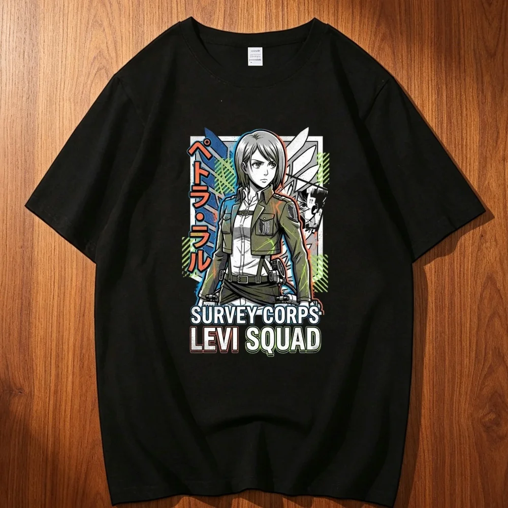 Attack on Titan cotton men Comfortable Pop Culture Psychedelic hip hop Retro tshirt streetwear 80s kawaii Classic graphic