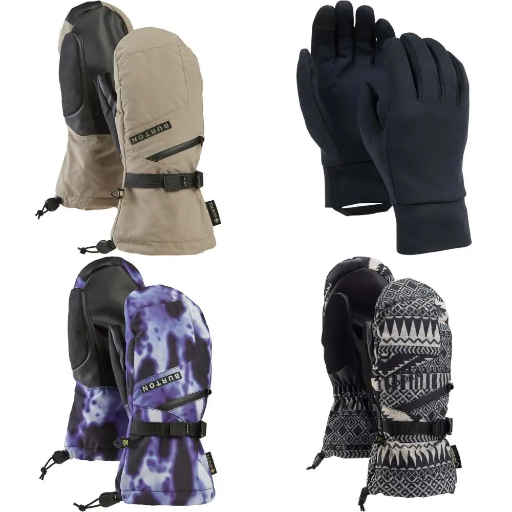 

Women's Waterproof Gore-Tex Mittens for Snowboarding and Winter Sports Activities