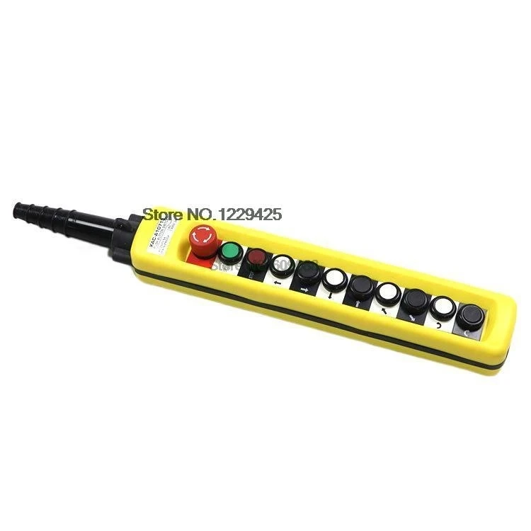 XAC-A10713 500V Crane Chain Hoist Push Button Switch Lifting Pendant Controller with Emergency Stop IP54 IP Rating COBP-AS4