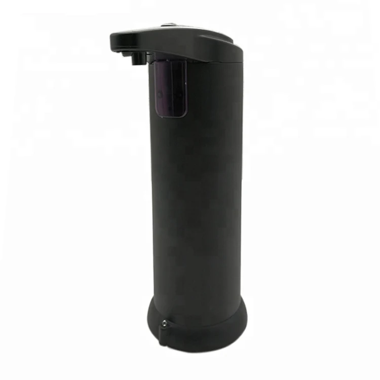 

280ml Stainless Steel Automatic Sensor Liquid Soap Dispenser Eco-Friendly Double Soap Dispenser For Bathroom Hotel Use Black