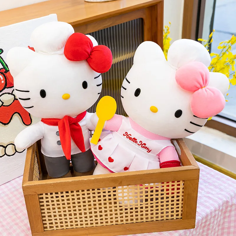 

Плюшевые игрушки Hello Kitty, 40/70 см, большой размер, мягкая подушка-кукла в стиле аниме для детей, подарки на день рождения, Рождество