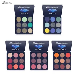 9 Colors Gliltter Eyeshadow Palette Matte Eye Shadow Pallete Shimmer Shine Nude Make Up Palette Set Kit Cosmetic Women