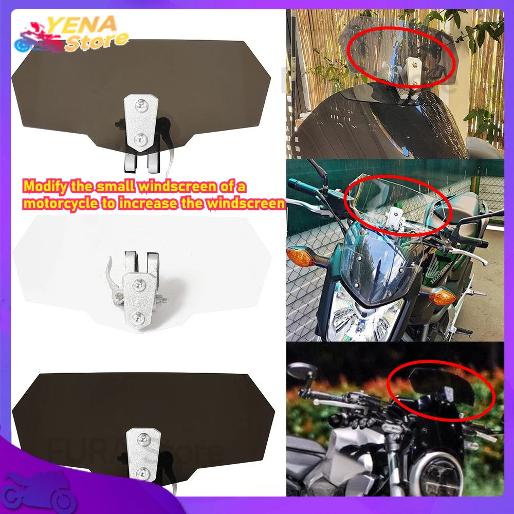 

Adjustable windshield extender motorcycle windscreen accessory, suitable for Benelli TRK502, Jinpeng 502, BJ500, Huanglong