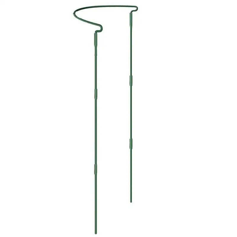 Houseplant Trellis Iron Semi-Circular Plant Support Trellis Plant Support Stakes Trellis Fence Support Stackable Decorative