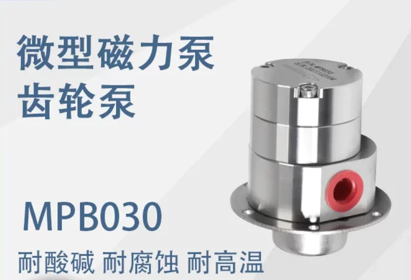 Micro Pump MPB030 Pump Head 3L Stainless Steel Gear  Miniature Gear   Gear oil pump G1/8 Internal Thread 0.9ml